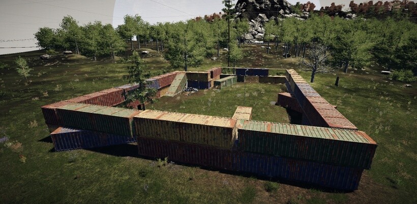 Survive the Nights Container fort
