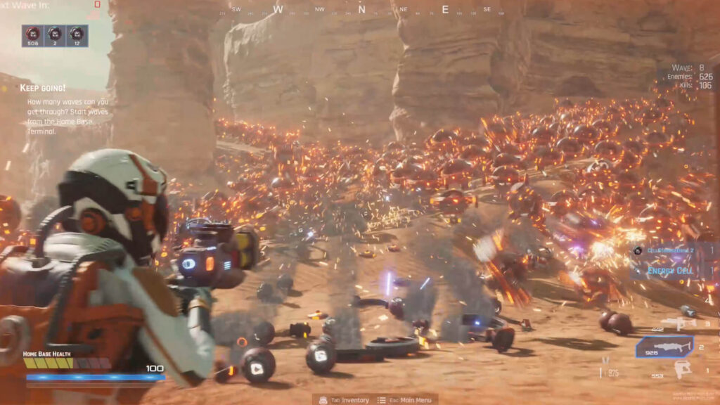 Hostile Mars Wave Defense