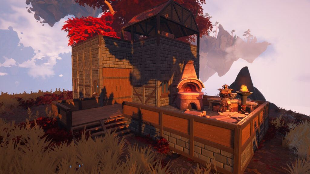 Frozen Flame Stone Building