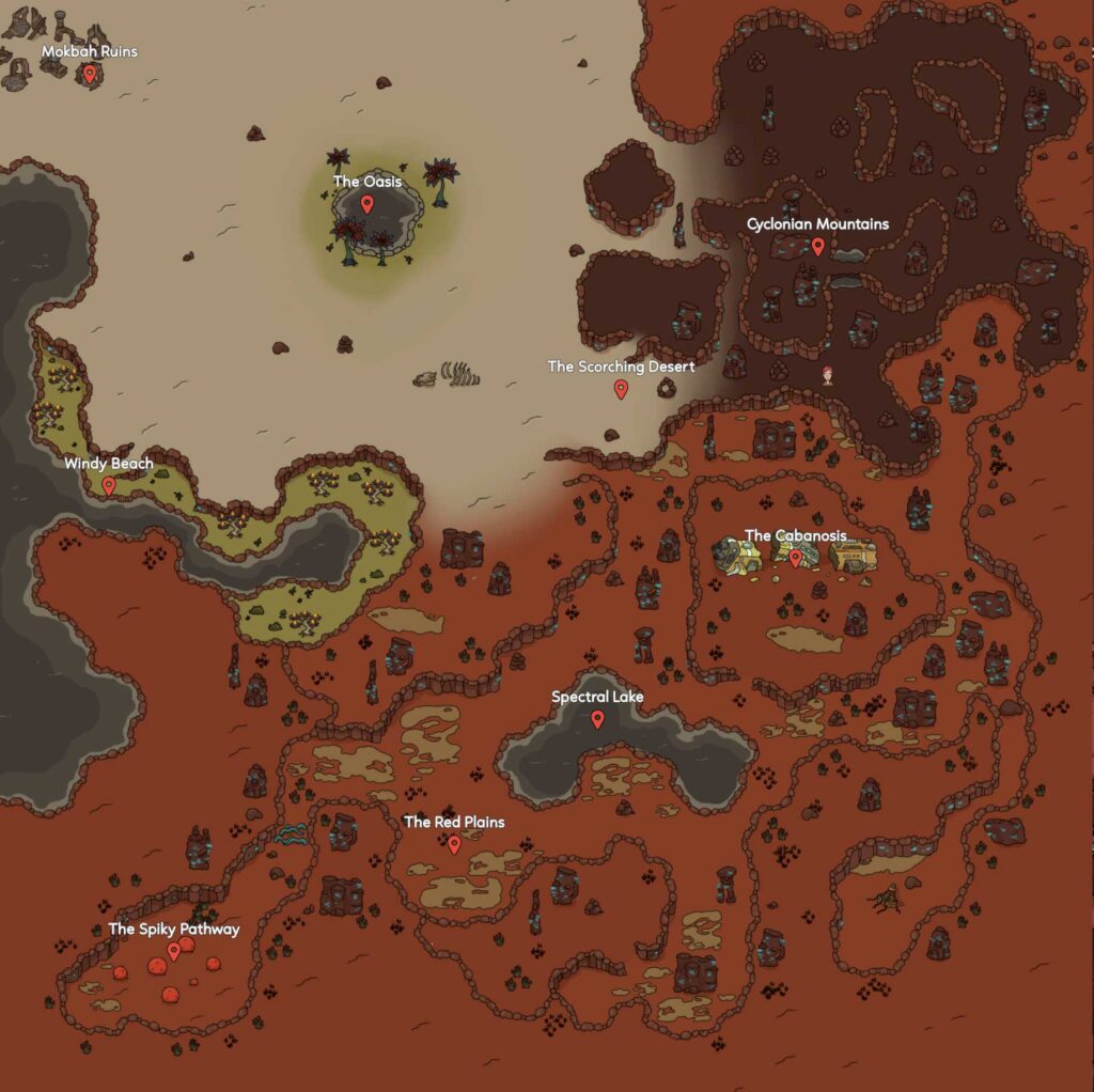 Space Cheft cyclonia map
