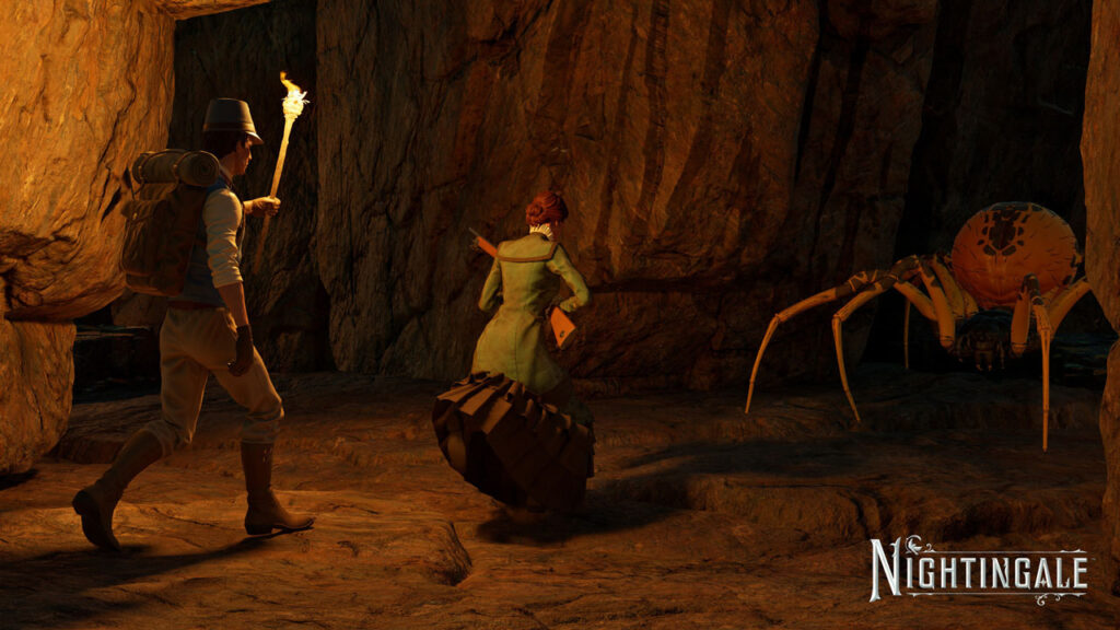 Nightingale spider cave