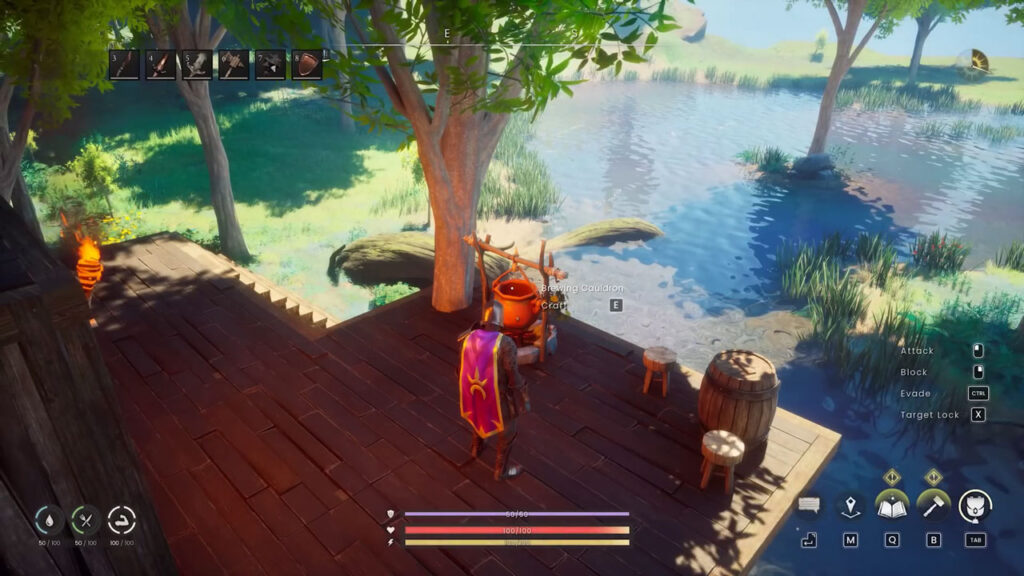 RuneScape: Dragonwilds brewing potions