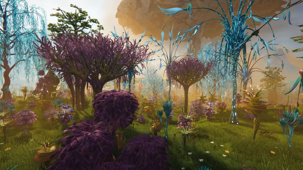 stars reach alien biome