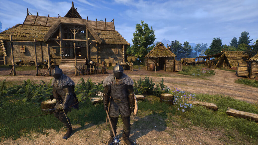 Bellwright thriving village